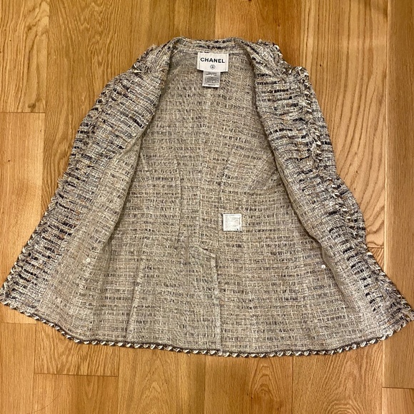 Chanel Metallic Tweed Jacket - Picture 7 of 16